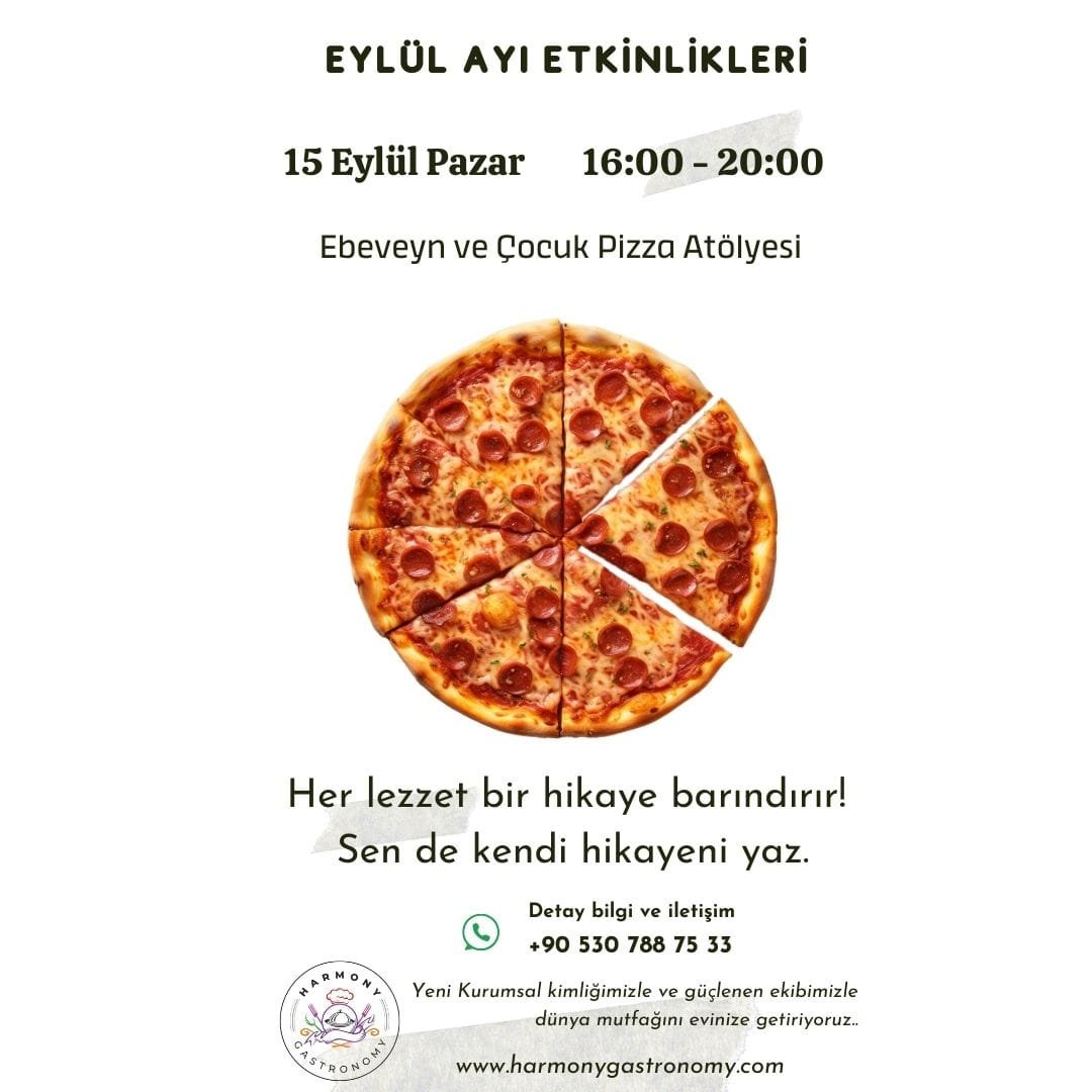 Ebeveyn ve Çocuk Pizza Atölyesi