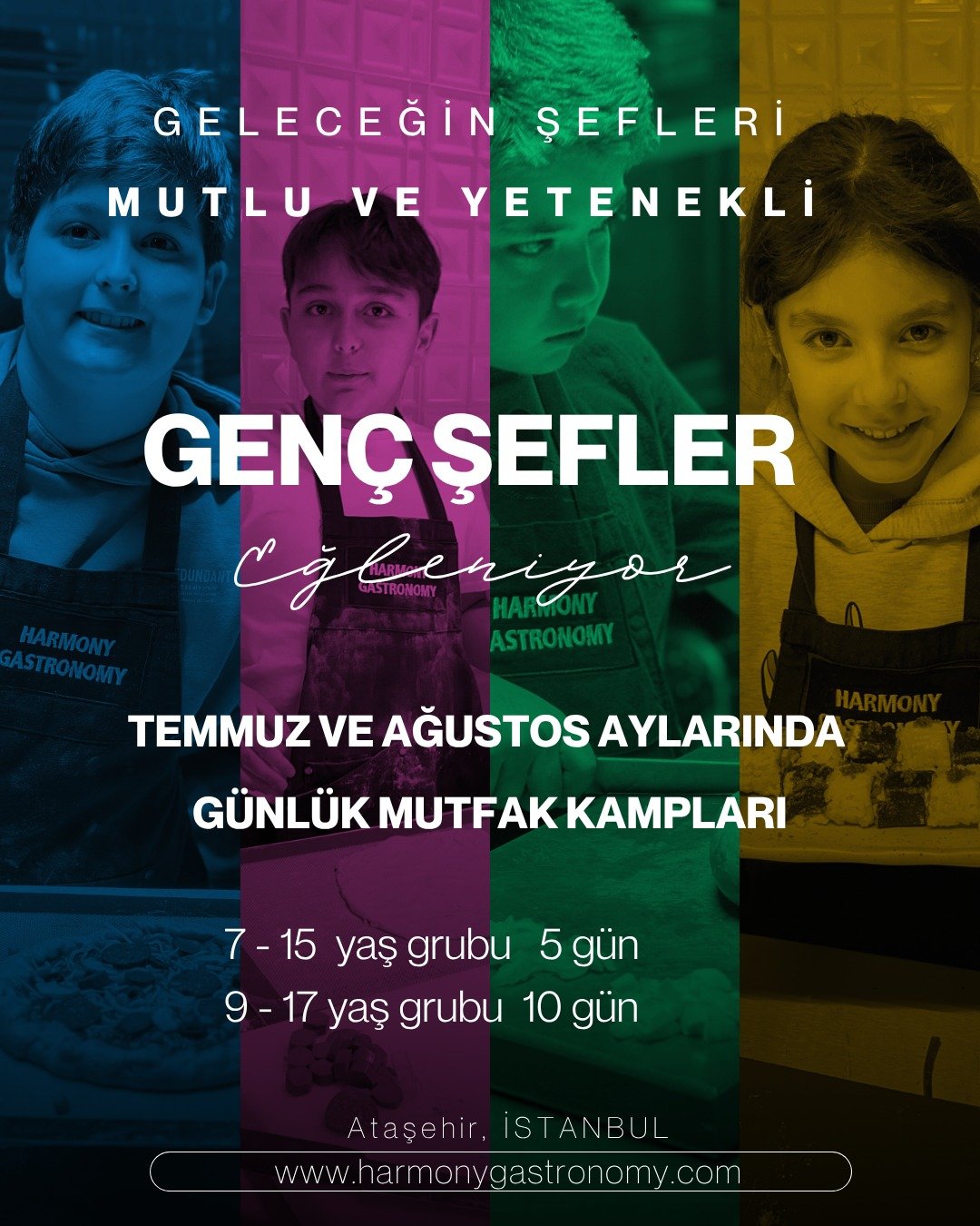 Geleceğin Şefleri Mutfak Kampları - 5 gün