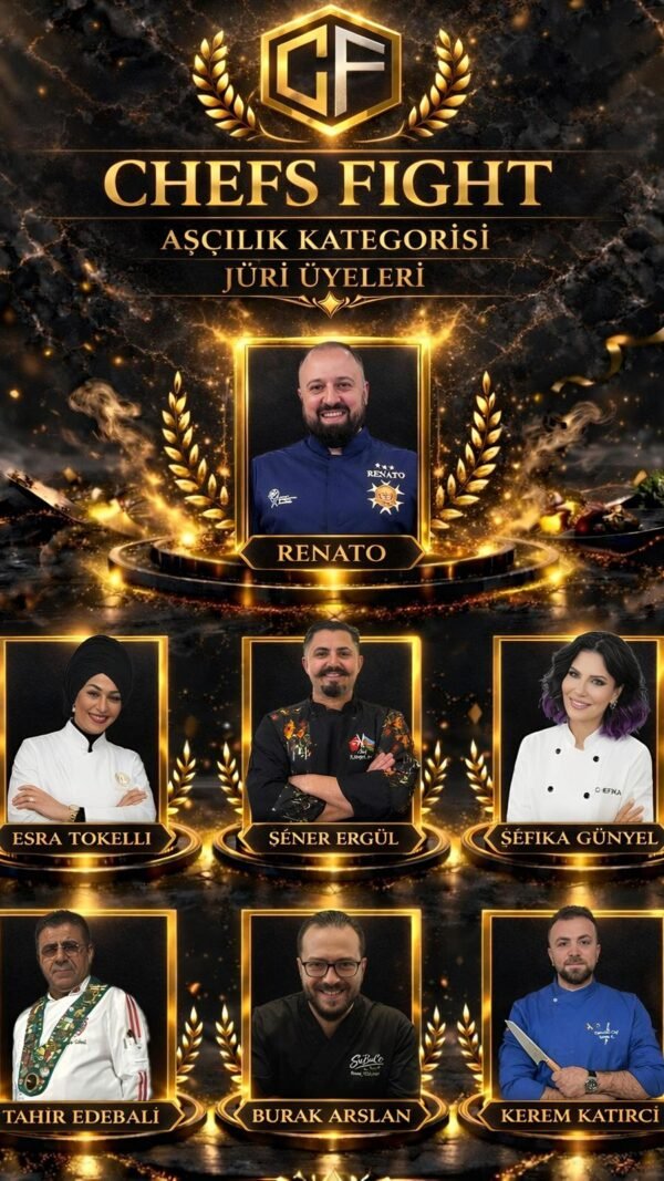 CHEFS FIGHT YARIŞMASI ve Aşçılık Juri Afişi
