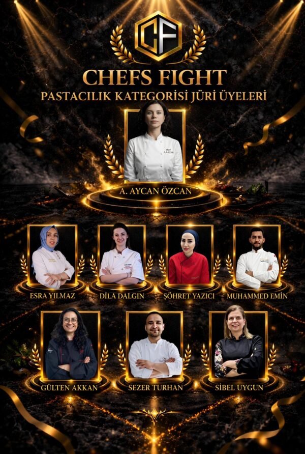 CHEFS FIGHT YARIŞMASI ve Pastacılık juri Afişi
