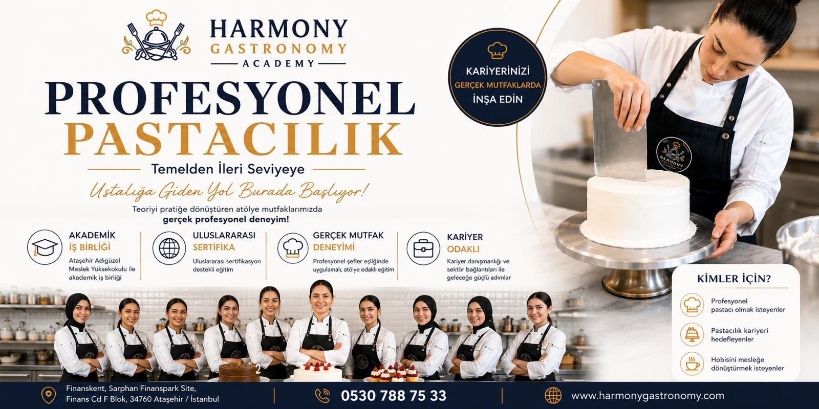 HGA Profesyonel Eğitimler Profesyonel Pastacılık Eğitimleri