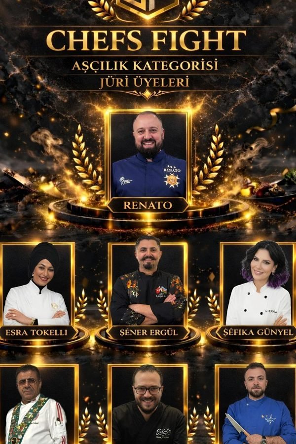 CHEFS FIGHT YARIŞMASI ve Aşçılık Juri Afişi